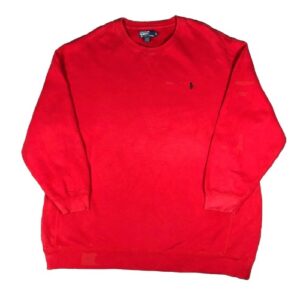 Polo Ralph Lauren red Crewneck sweatshirt 2XL BIG