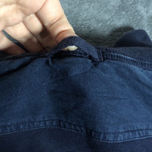 Nautica Navy Button up Two Tone Cotton Sweatshirt (XL) - Image 7