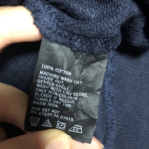 Nautica Navy Button up Two Tone Cotton Sweatshirt (XL) - Image 9