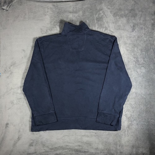 Nautica Navy Quarter Zip Sweatshirt (XL) - Image 5