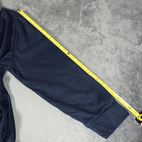 Nautica Navy Quarter Zip Sweatshirt (XL) - Image 9