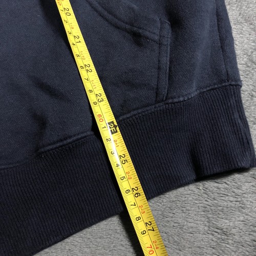 Hard Rock Cafe Hollywood Logo Navy Hoodie Size M - Image 8