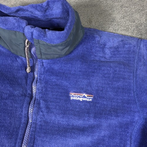 Vintage 00s Patagonia Purple Full-Zip Fleece Jacket (S) - Image 2