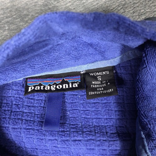 Vintage 00s Patagonia Purple Full-Zip Fleece Jacket (S) - Image 4