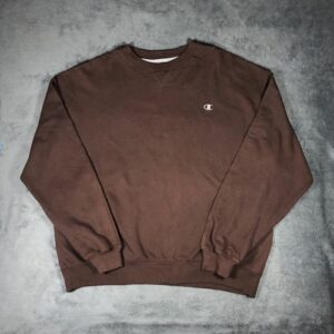 Vintage 00s Champion brown crewneck sweatshirt XL