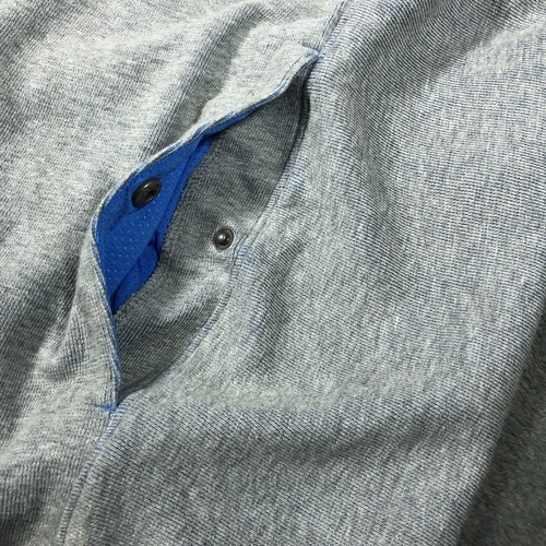 Vintage 90s Air Jordan Grey Jumpman Short sleeve woven long zip up jacket 3XL - Image 8