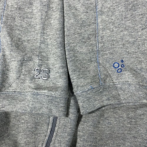 Vintage 90s Air Jordan Grey Jumpman Short sleeve woven long zip up jacket 3XL - Image 9