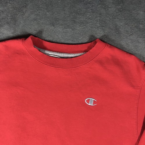 Champion Red Crewneck Sweatshirt Size S | Small Logo - Image 2