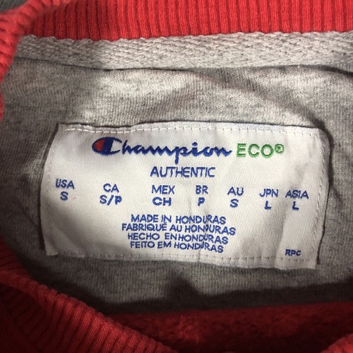 Champion Red Crewneck Sweatshirt Size S | Small Logo - Image 4