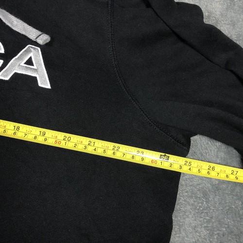 Nautica Vintage black pullover Spell Out hoodie Size L - Image 9