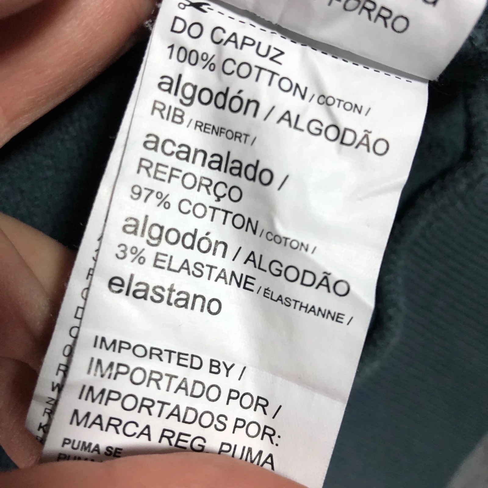 Puma aqua green pullover hoodie size M - Image 11