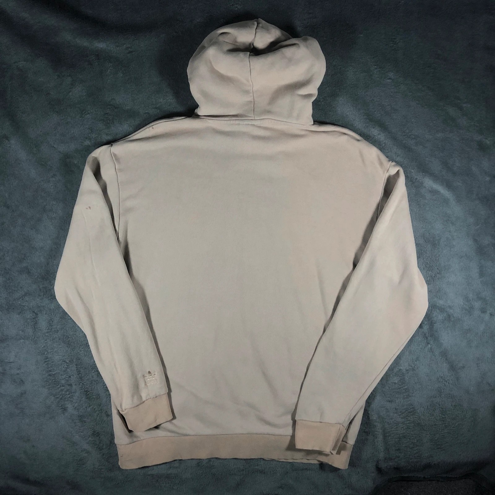 Adidas Ozworld tan spell out hoodie sweatshirt L - Image 11