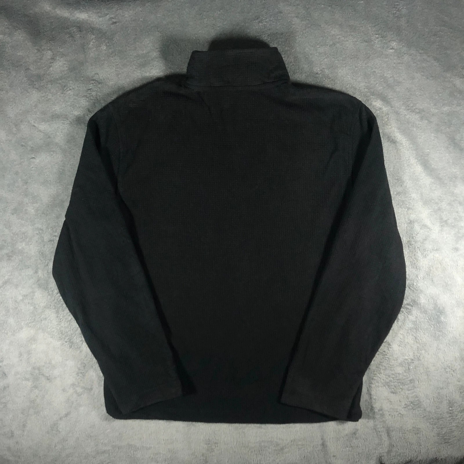 Vintage Starter 1/4 Quarter Zip Ribbed Fleece Sweatshirt Black M - Image 6