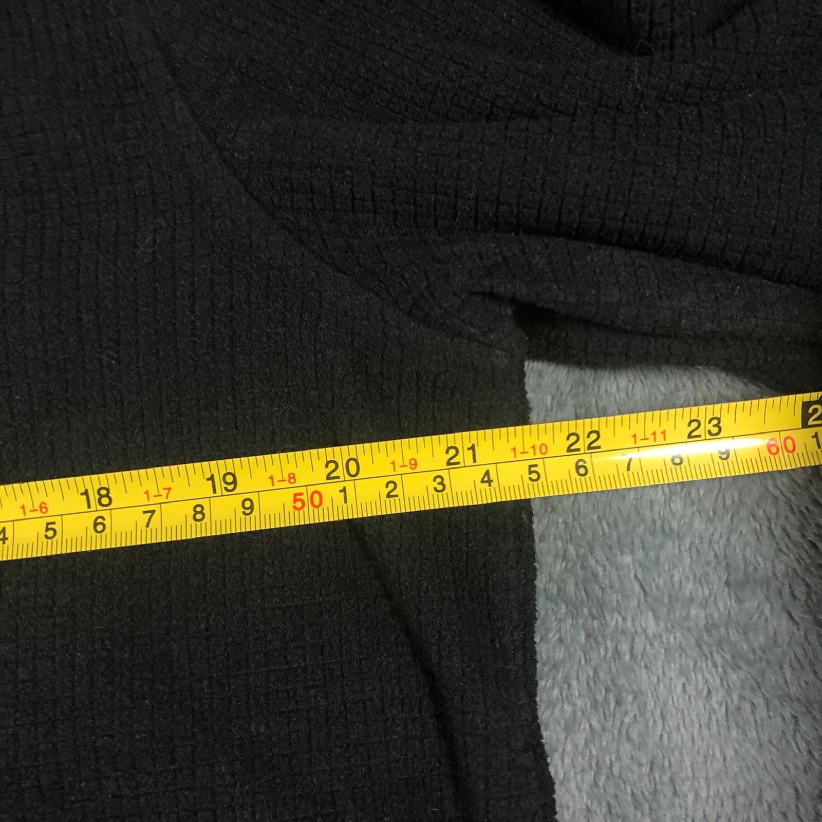 Vintage Starter 1/4 Quarter Zip Ribbed Fleece Sweatshirt Black M - Image 8