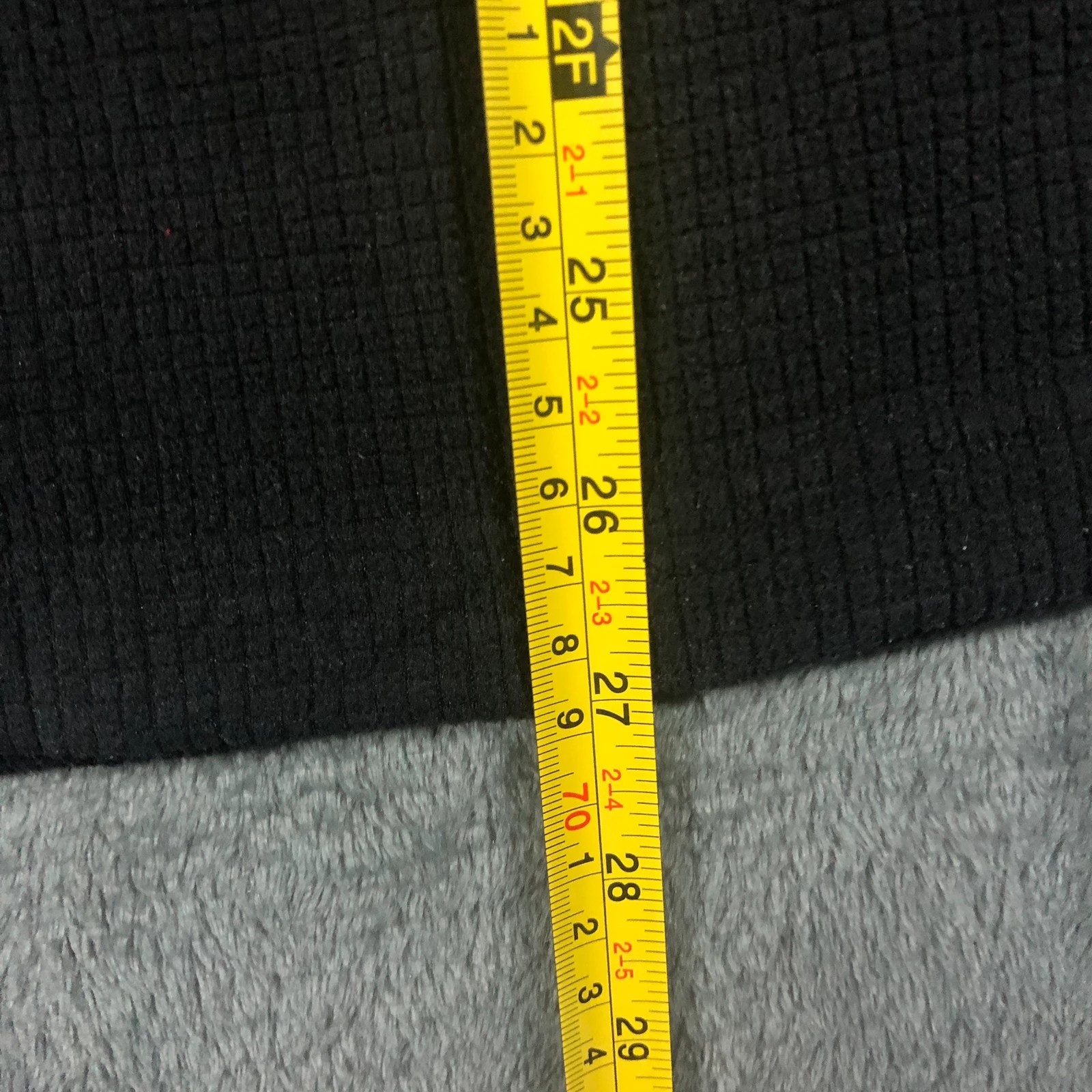 Vintage Starter 1/4 Quarter Zip Ribbed Fleece Sweatshirt Black M - Image 9