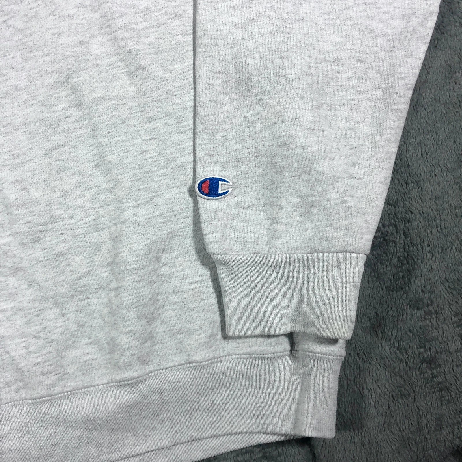 Champion Boston College light grey spell out crewneck sweatshirt M - Image 5