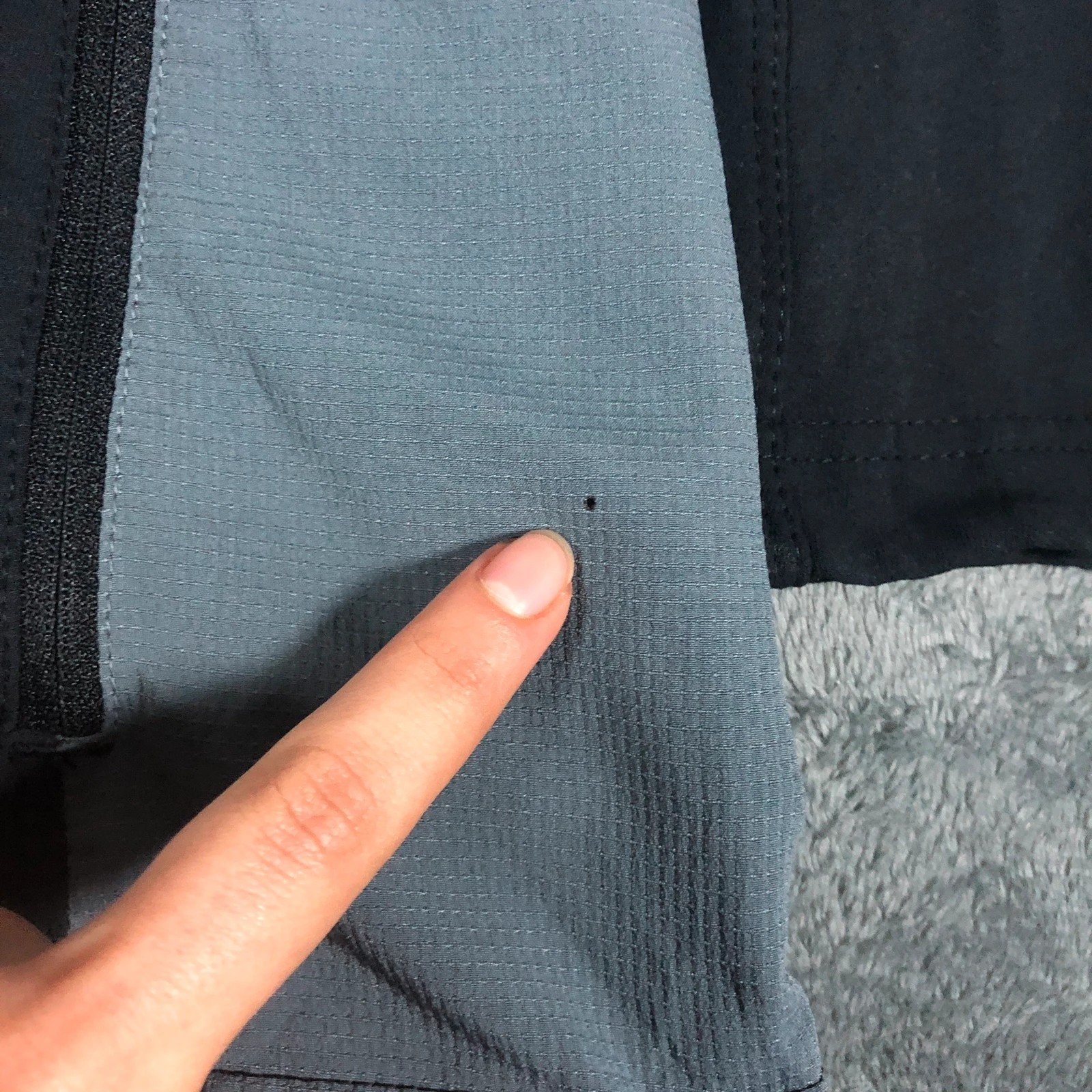 Nike ACG Black Full Zip Fleece Lined Softshell Jacket (L) - Image 6