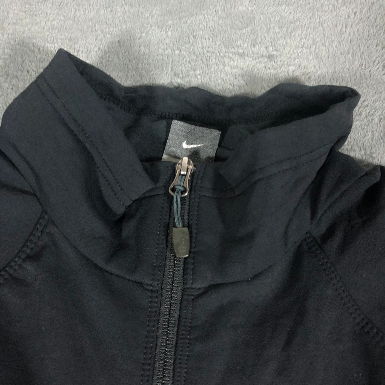 Nike ACG Black Full Zip Fleece Lined Softshell Jacket (L) - Image 9