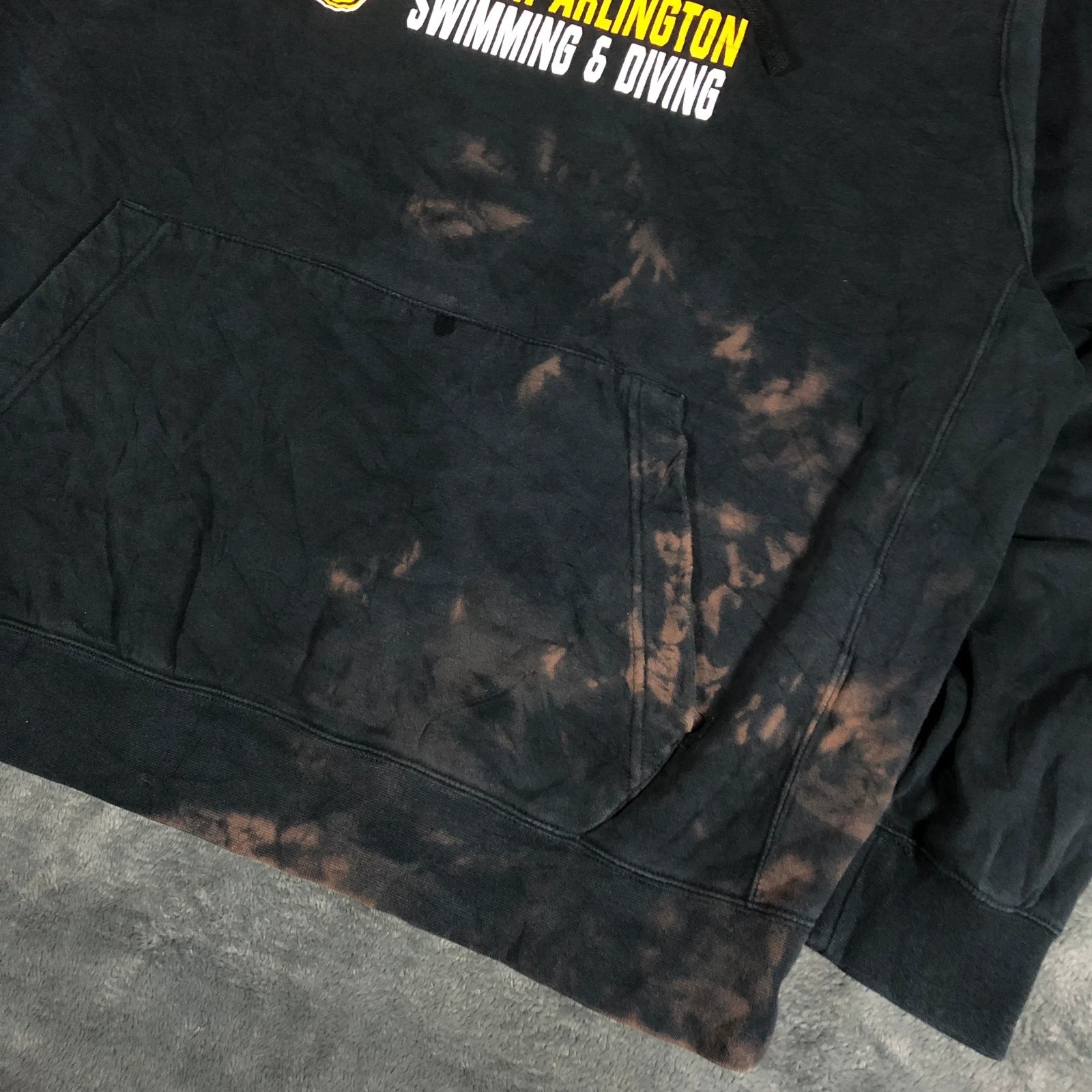 Nike Upper Arlington Sands black hoodie (bleach stain) XL - Image 4