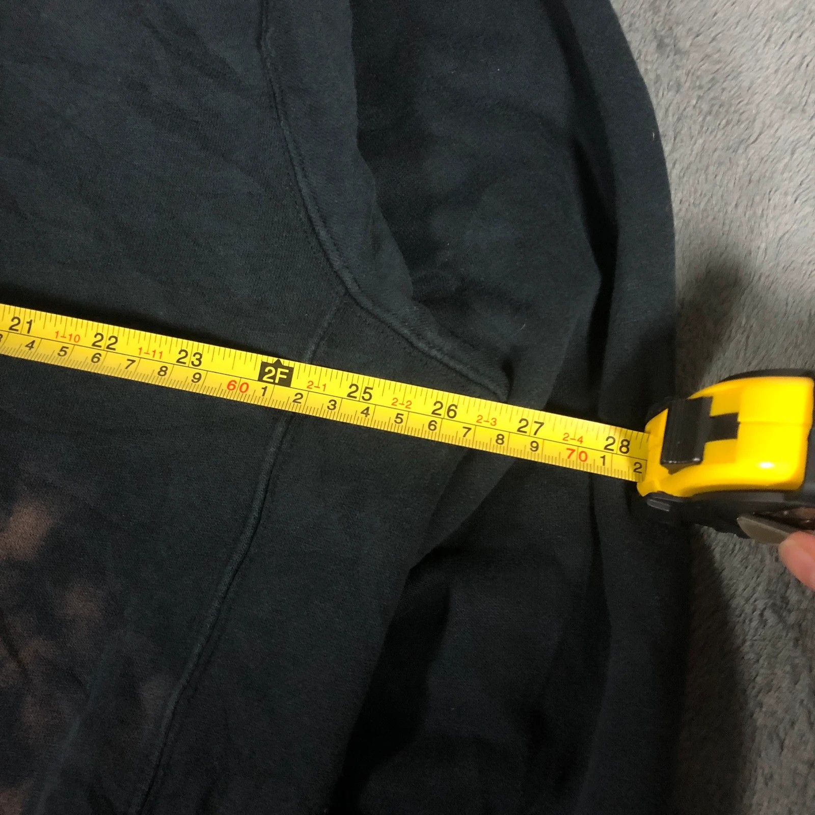 Nike Upper Arlington Sands black hoodie (bleach stain) XL - Image 12