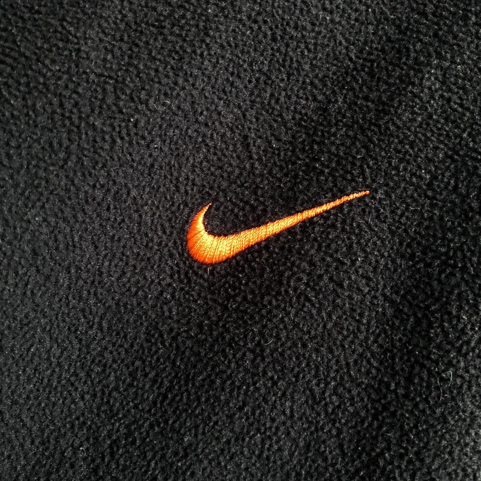 Vintage Nike San Francisco Giants NBL Black Orange Long Sleeve Fleece XL - Image 4