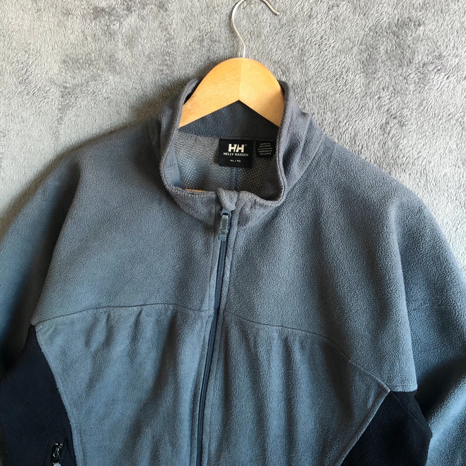 Helly Hansen Women’s Grey Black Full Zip Fleece Jacket UK 16/18 - Image 2