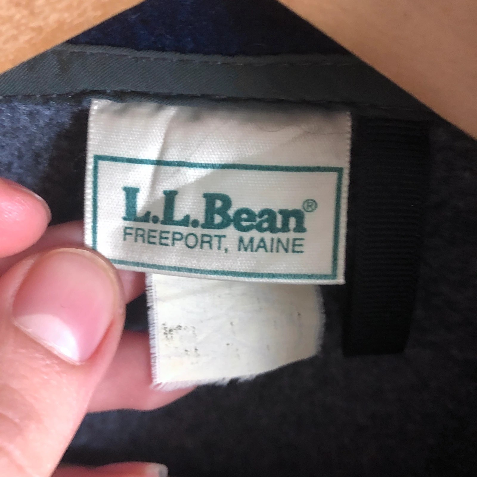 L.L Bean Vintage 90s Grey Deep Pile Sherpa Full Zip Jacket S - Image 4