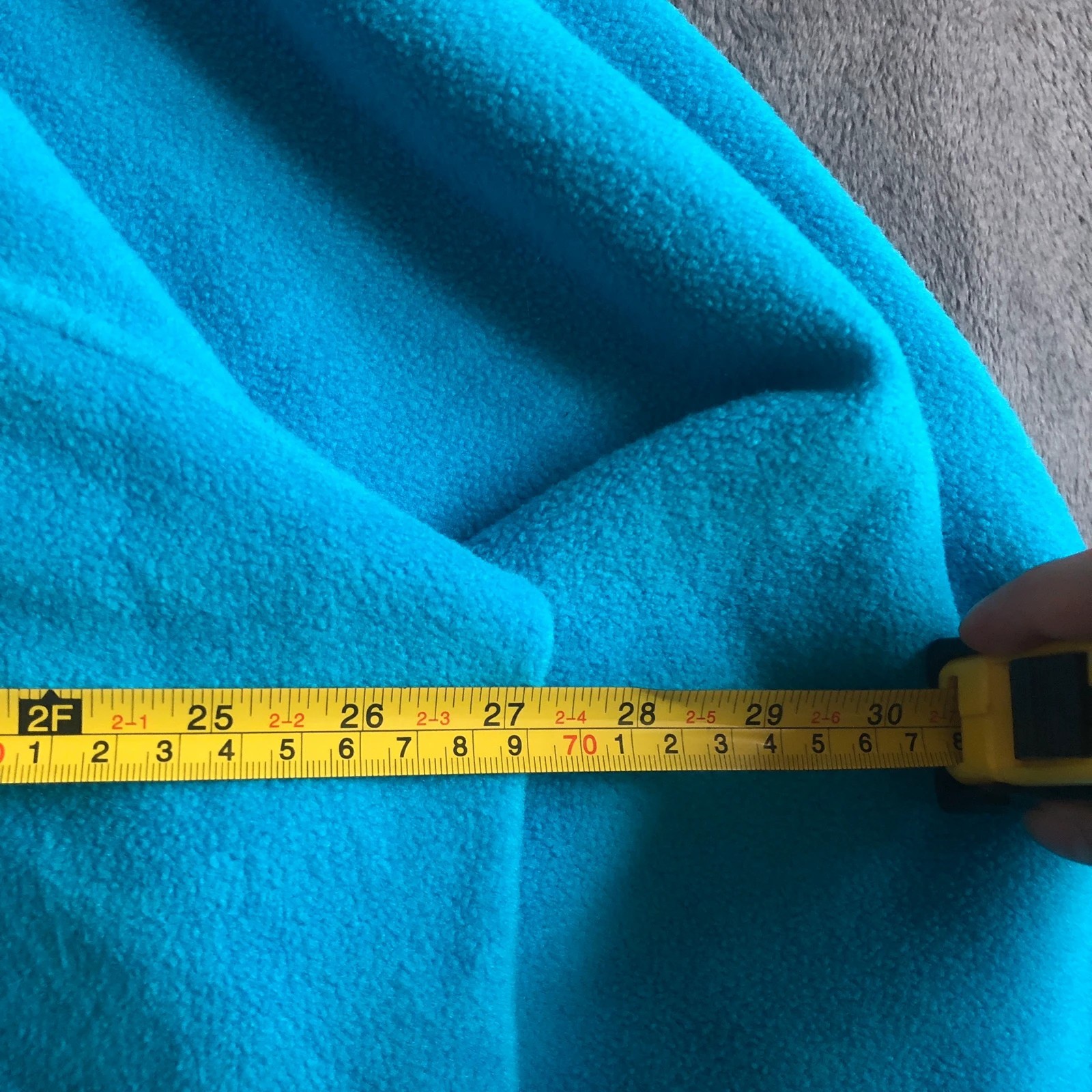 Rare Vintage 90s Fila “Magic Line” blue quarter 1/4 zip spell out fleece 2XL - Image 11