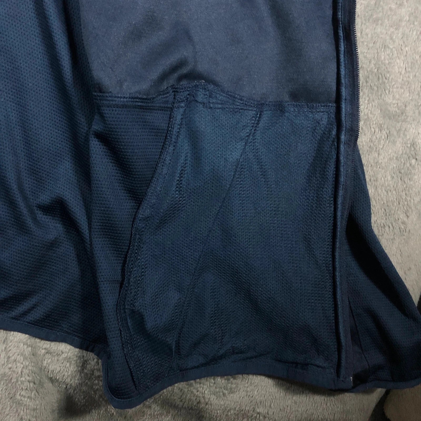 Nike Belmont Basketball Dri-Fit two tone navy jacket L - Image 7