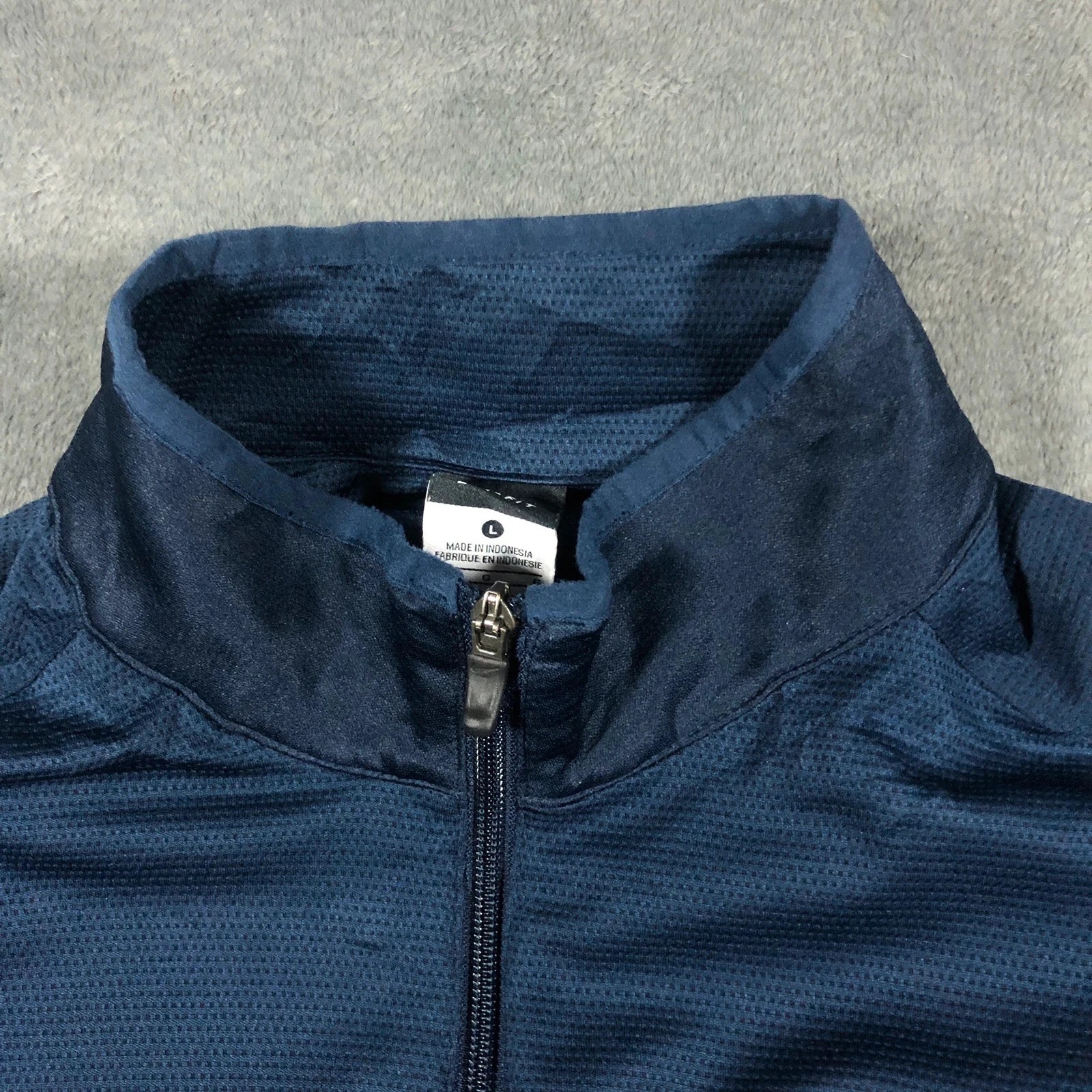 Nike Belmont Basketball Dri-Fit two tone navy jacket L - Image 8