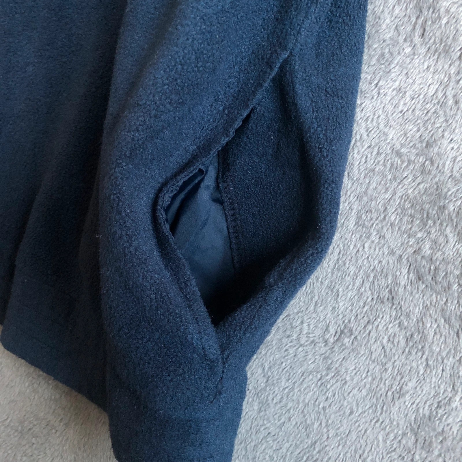 Rare Vintage 90s Fila navy funky full zip fleece jacket 2XL - Image 7