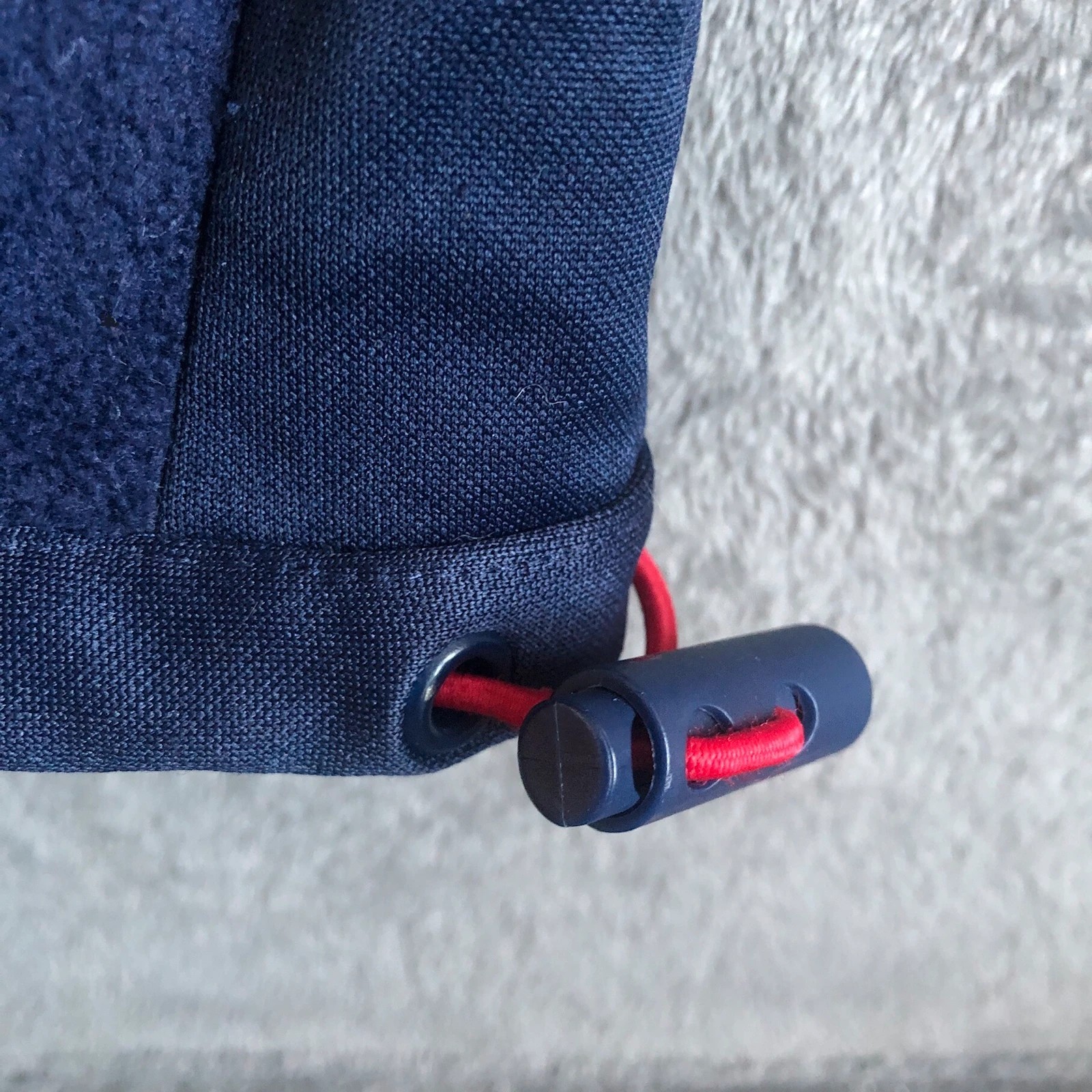 Rare Vintage 90s Adidas Spanish Football navy red quarter 1/4 zip fleece M - Image 9