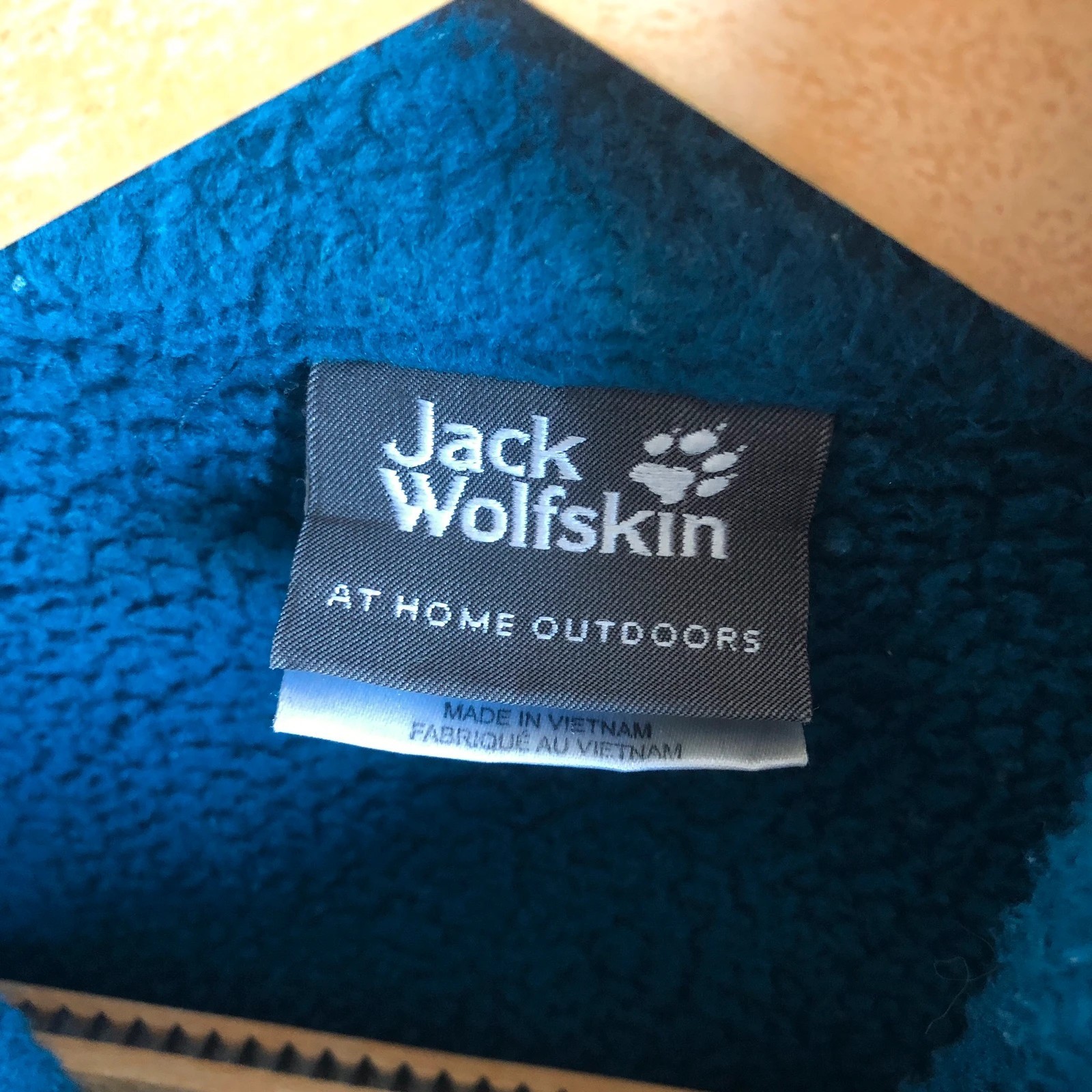 Jack Wolfskin Aqua Blue Full Zip Fleece Jacket with Thick Fleece Lining S - Image 4