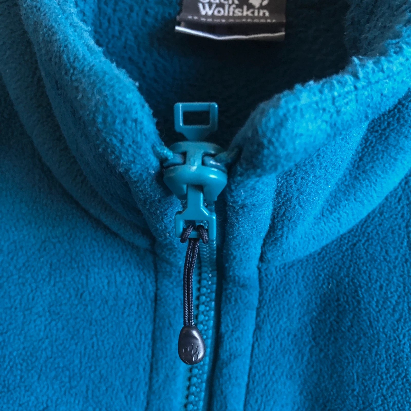 Jack Wolfskin Aqua Blue Full Zip Fleece Jacket with Thick Fleece Lining S - Image 7