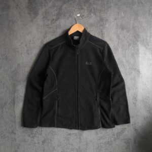 Jack Wolfskin Women’s Black Athleisure Full Zip Jacket XL