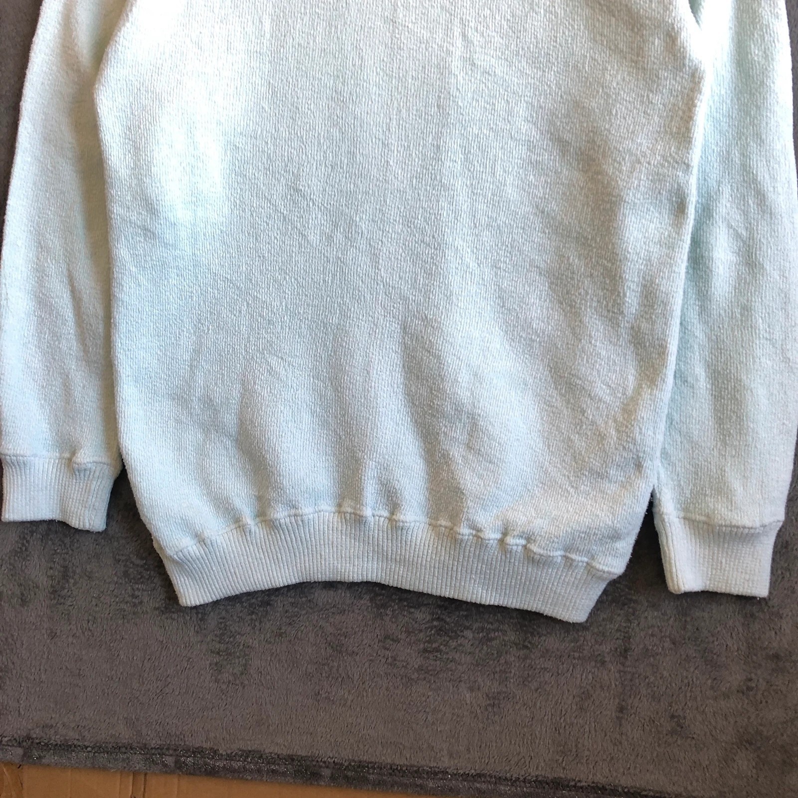 Ocean City Maryland light blue soft spell out sweatshirt M - Image 8