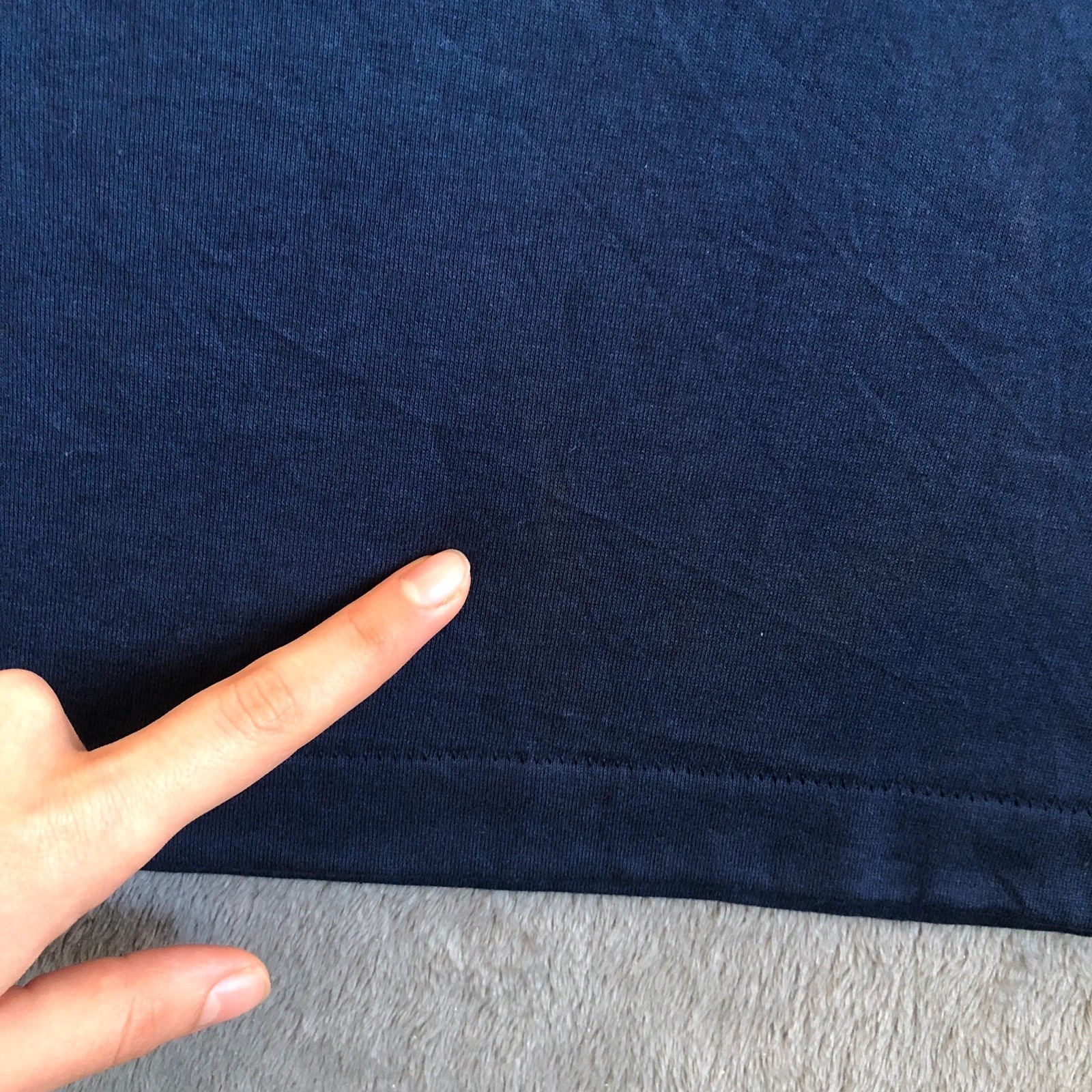 Vintage 90s navy “We Power the World” single stitch graphic tee XXL - Image 8