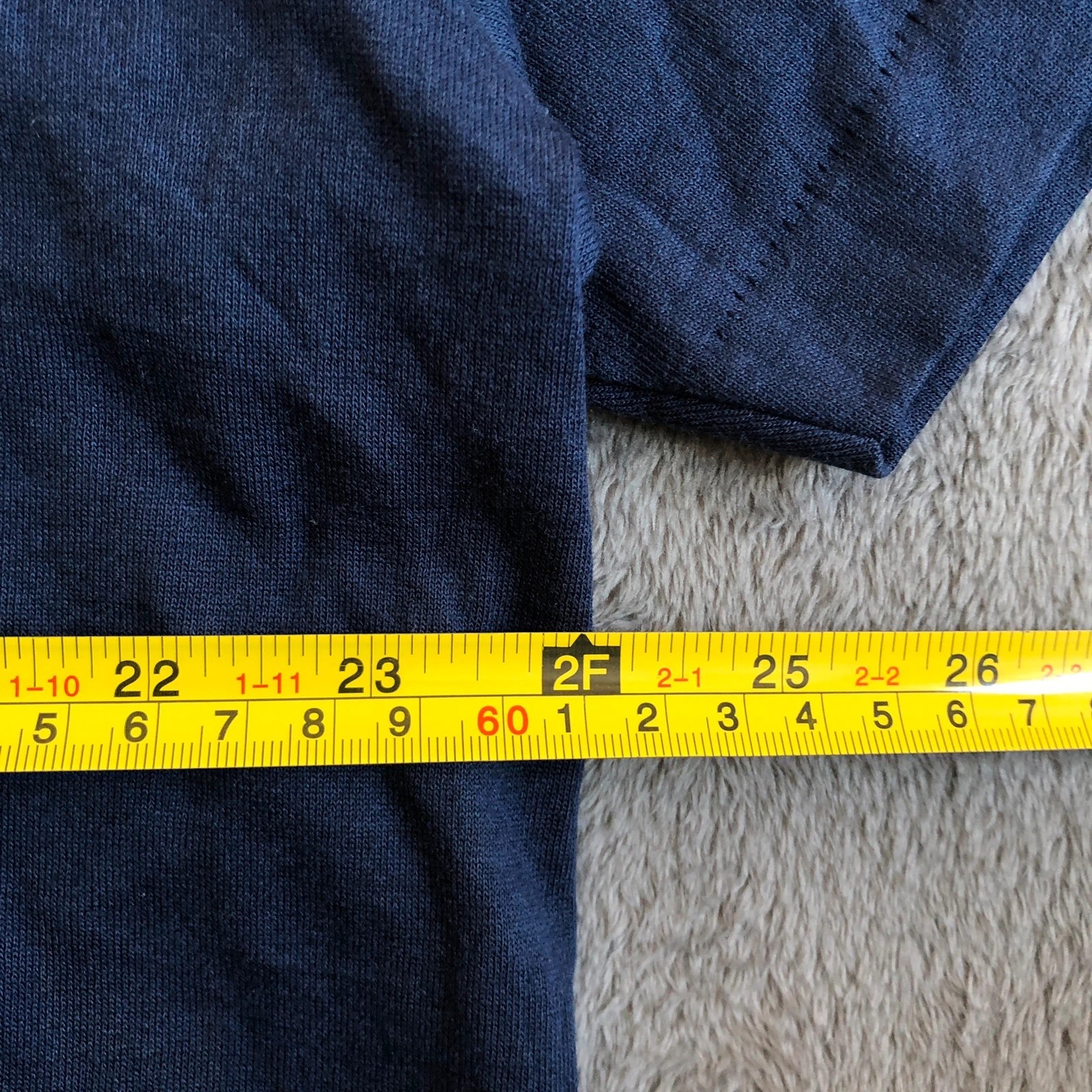 Vintage 90s navy “We Power the World” single stitch graphic tee XXL - Image 10