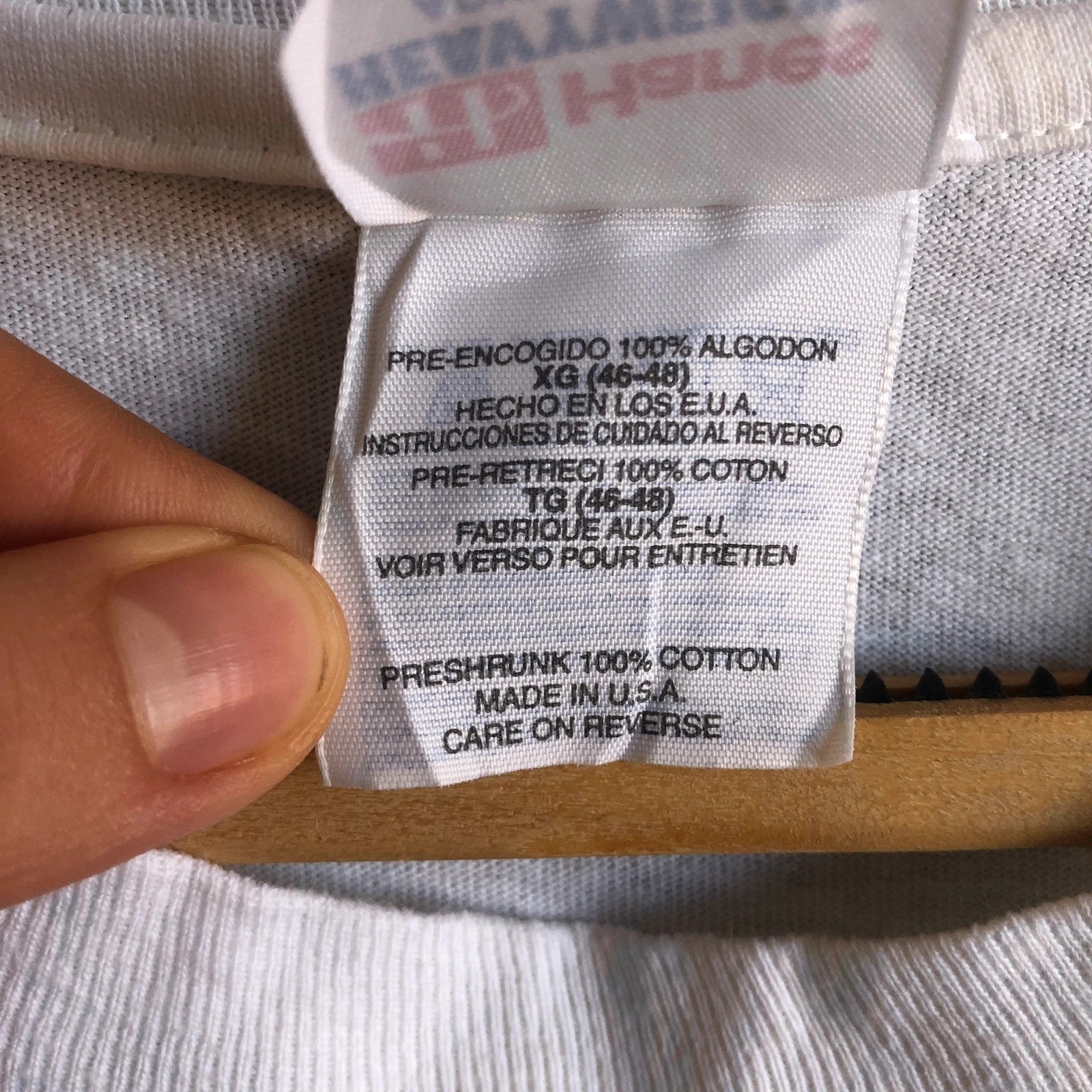 Hanes Heavyweight Vintage 90s single stitch US 96’ Olympic team flag tee - Image 6