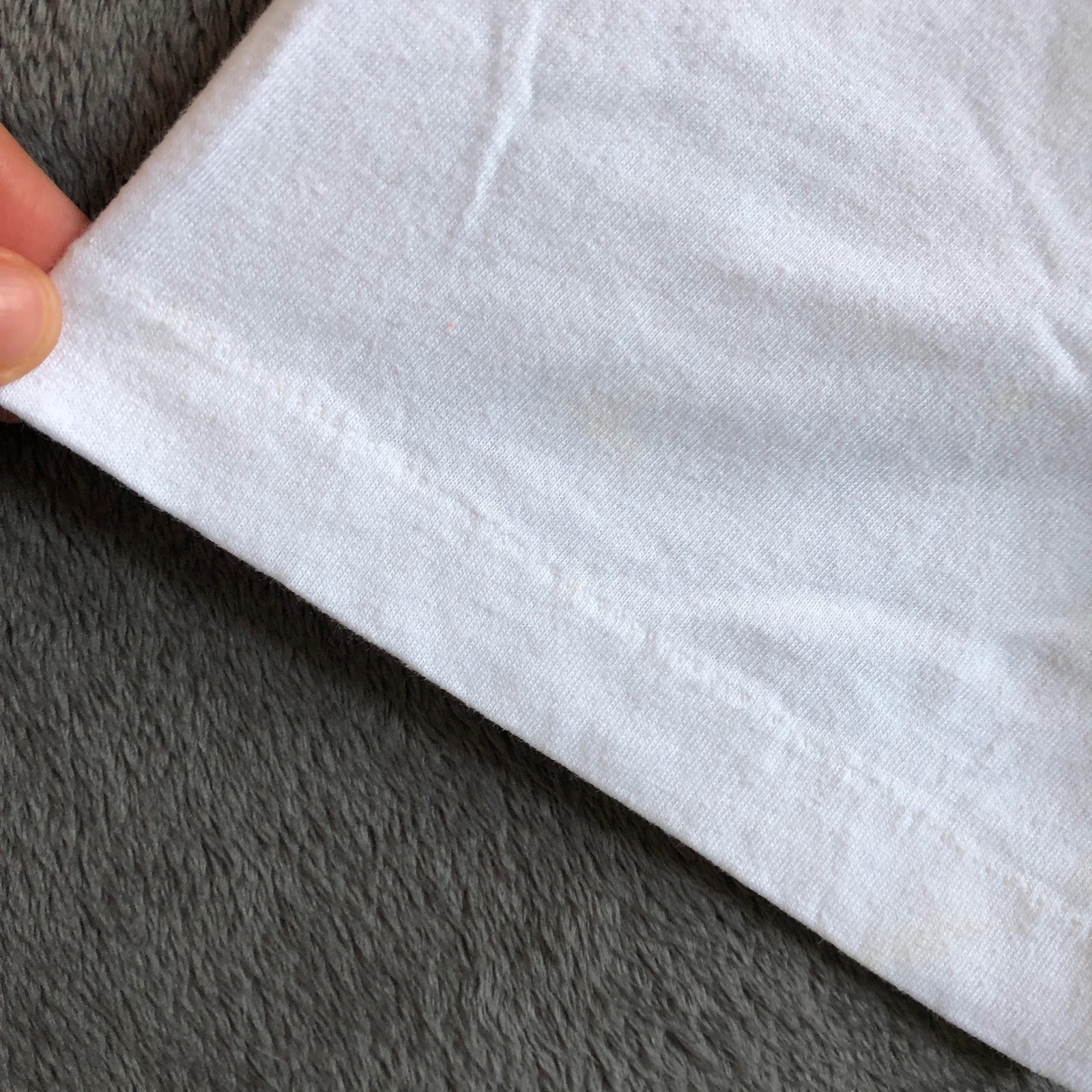 Vintage 90s white single stitch polo Rolling Rock tee L - Image 6