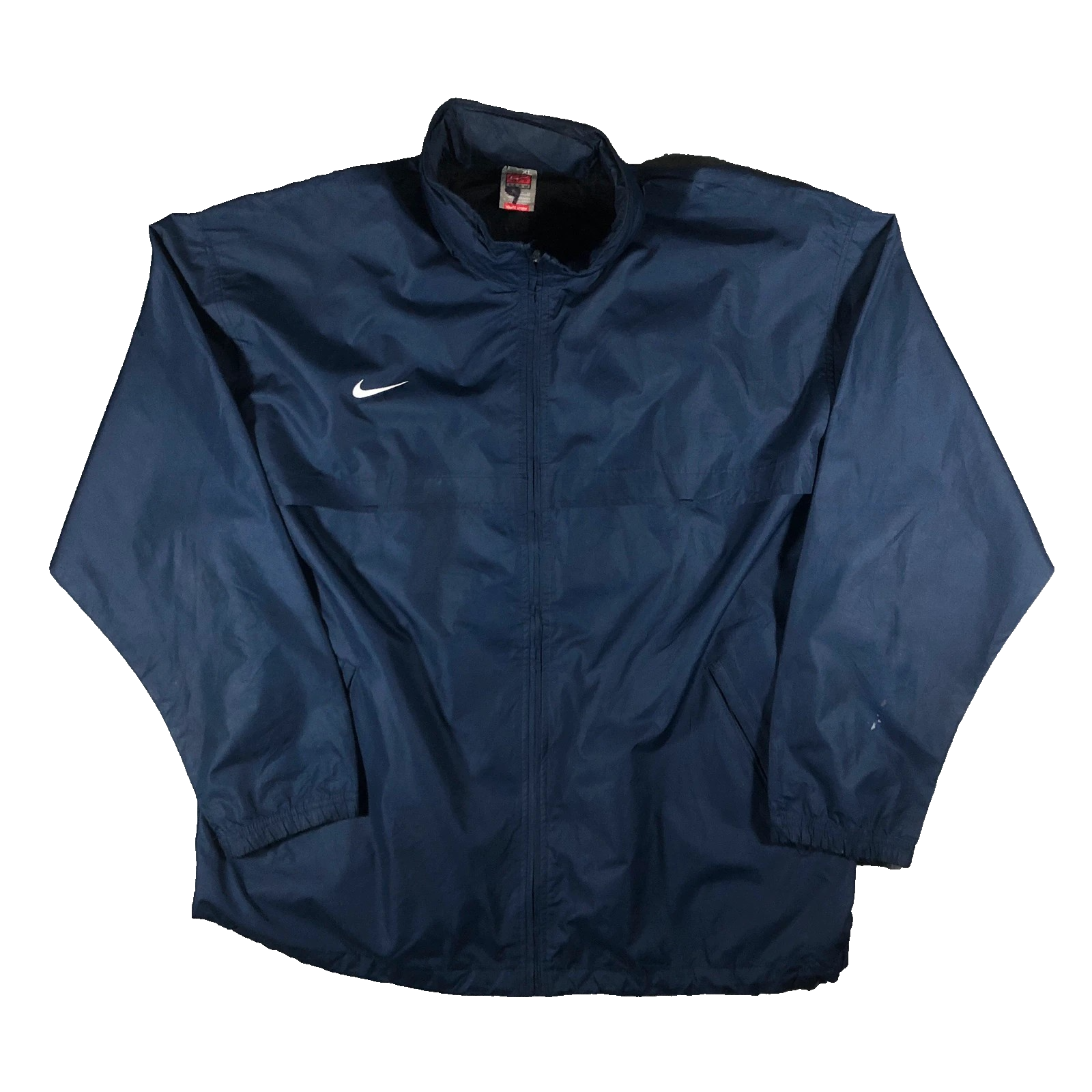 Vintage 00s y2k Toronto Track Shell Navy Hooded Windbreaker NikeFIT Storm