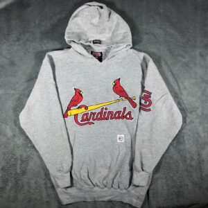 Vintage 2000s Stitches MLB St Louis Cardinals grey hoodie Official Merchandise M