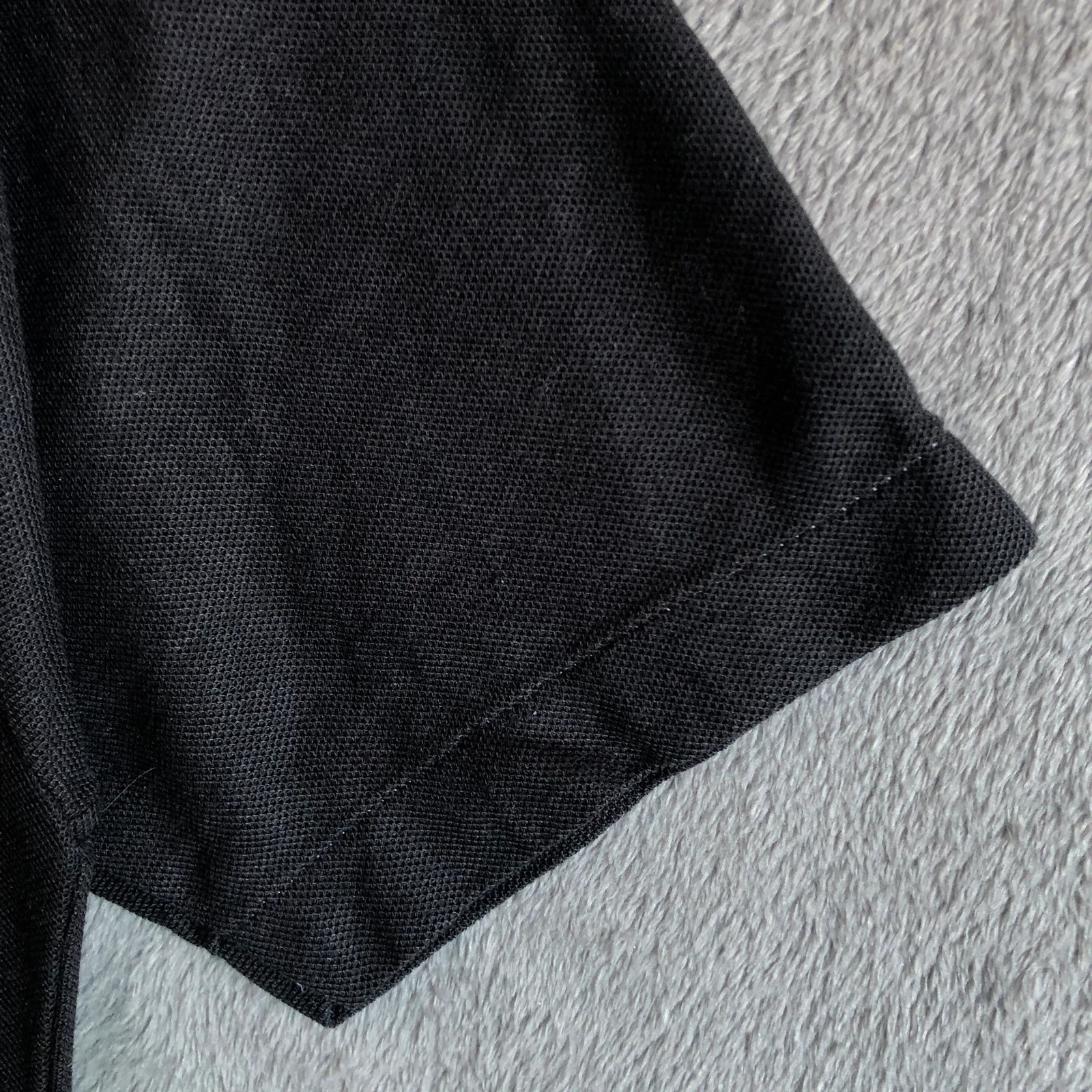 Vintage 90s black single stitch polo big graphic tee S - Image 5