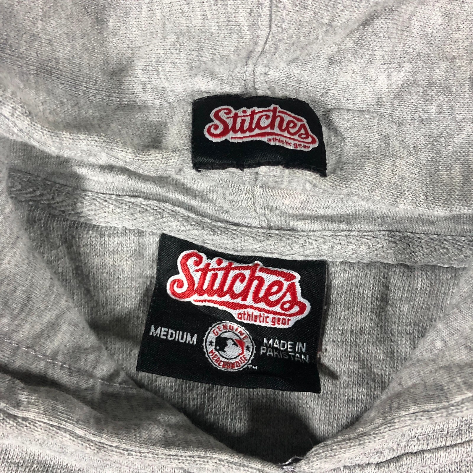 Vintage 2000s Stitches MLB St Louis Cardinals grey hoodie Official Merchandise M - Image 5