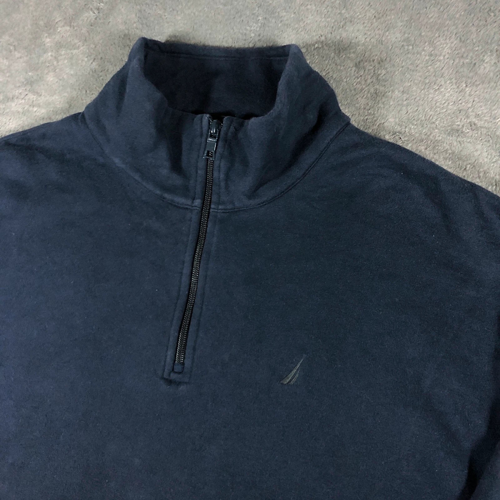 Nautica quarter 1/4 zip navy jumper XXL - Image 2