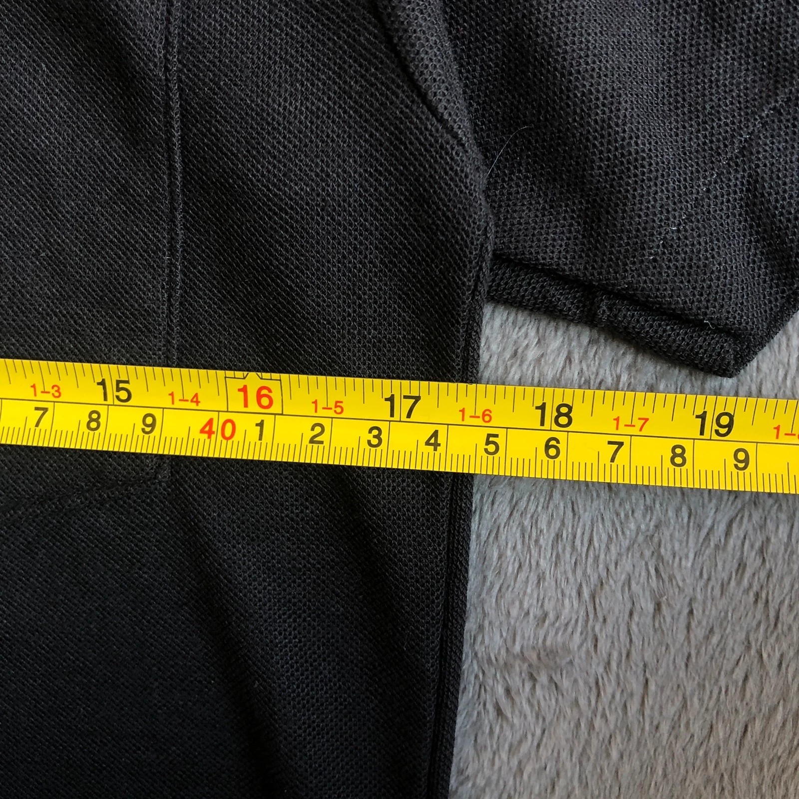 Vintage 90s black single stitch polo big graphic tee S - Image 10