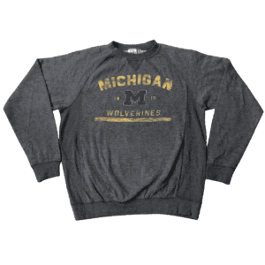Michigan Wolverines Dark Grey College Sweatshirt (M)