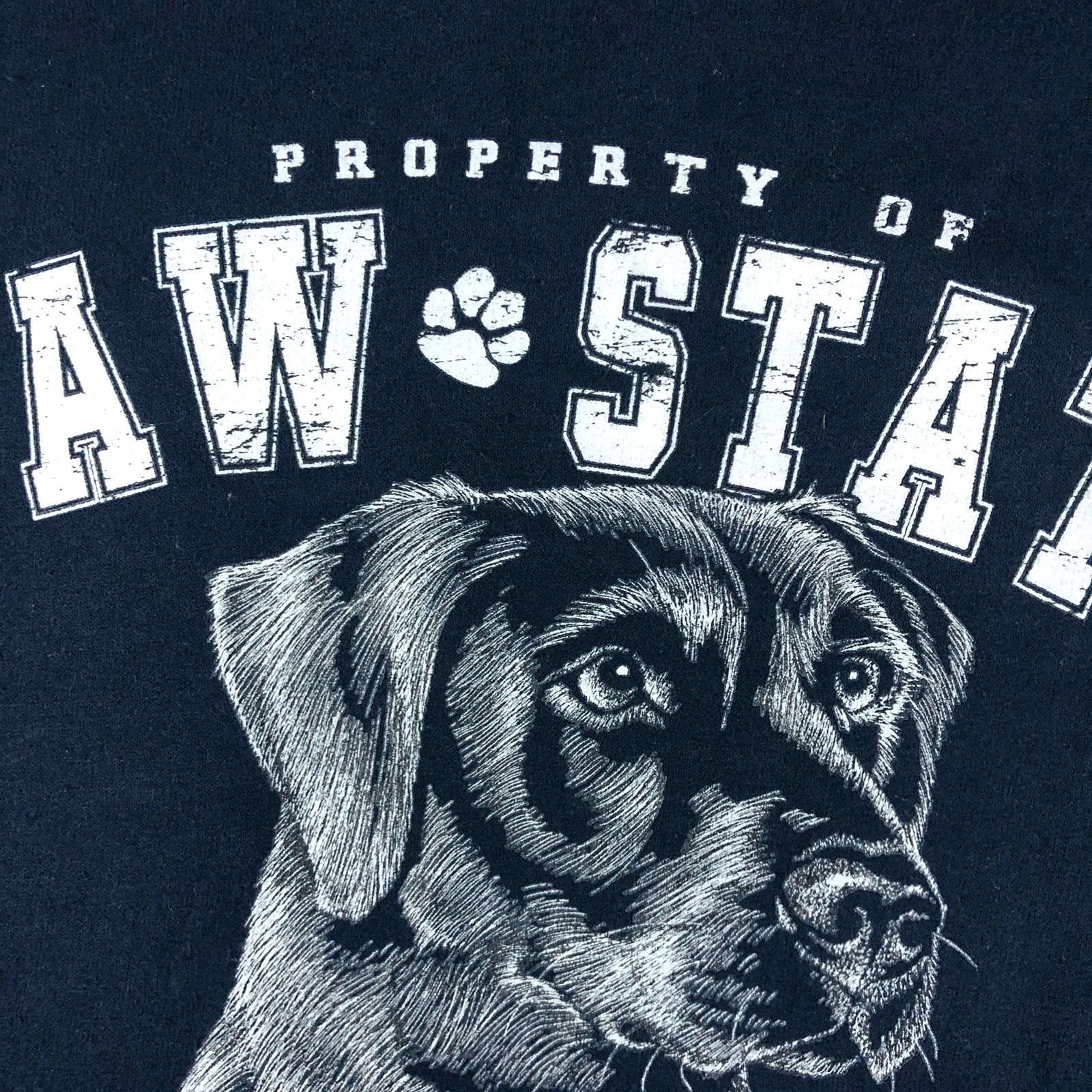 Eden Lane Paw State Labs navy blue spell out sweatshirt - Image 4