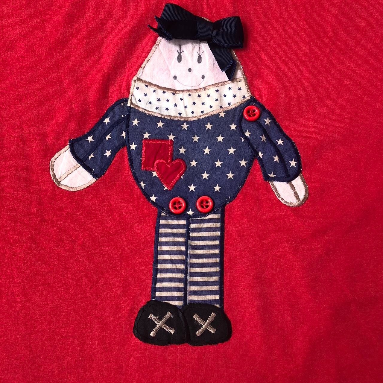 Hanes Red Navy Graphic Polo Singe Stitch (L) - Image 2