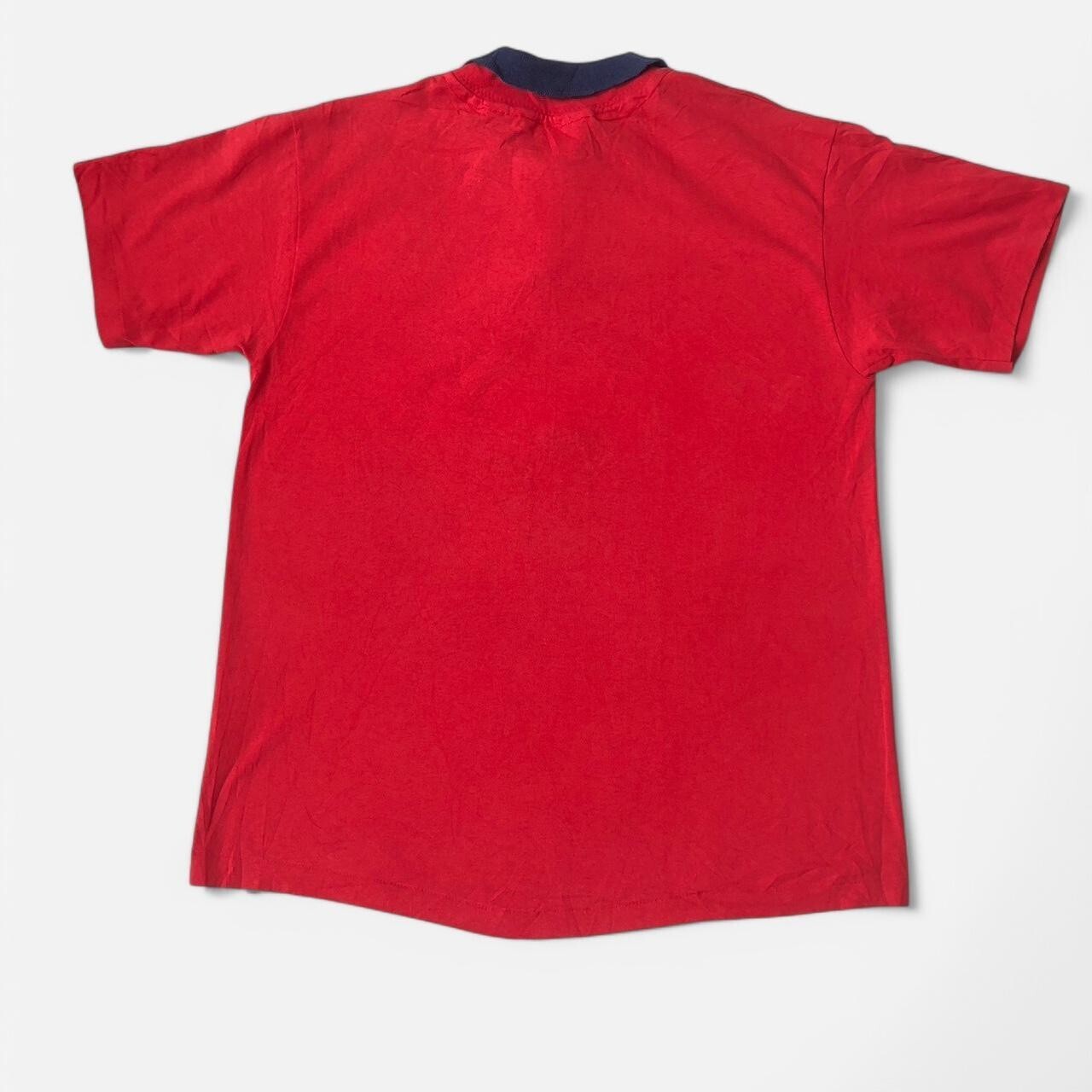 Hanes Red Navy Graphic Polo Singe Stitch (L) - Image 3